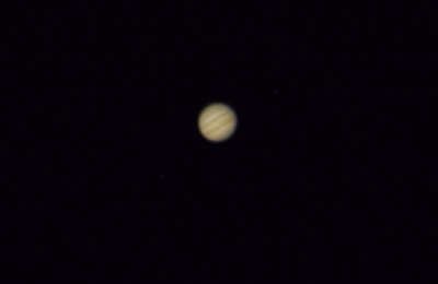 Snímek planety Jupiter zrcadlovým dalekohledem - 24.7.2018 21:45 CEST
